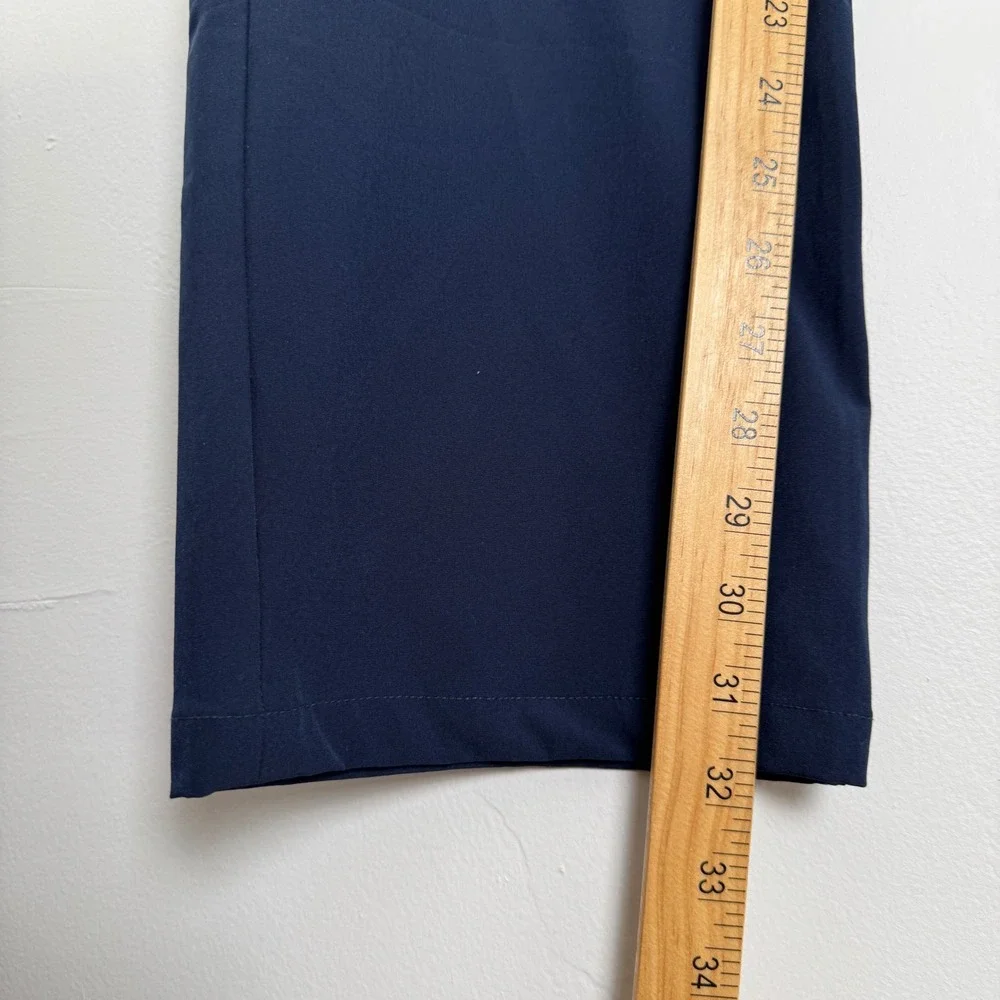 Marc Nelson Denim Golf Pants Navy Size 40 Straight Leg Flat Front Mens‎